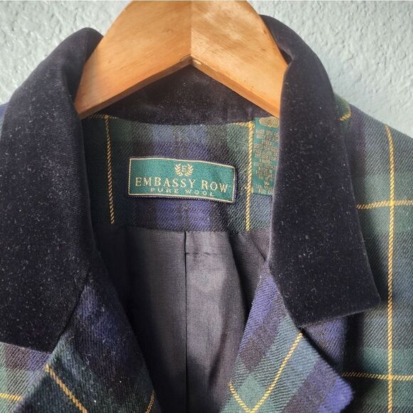 Embassy Row Vintage new wool blazer long jacket - Picture 2 of 16